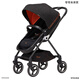 Good Kid (GB) hoher Landschaft Kohlefaser Kinderwagen Zwei-Wege-Gehen Baby 360 rotierende leichte Luxus-Schwan-Goldfeder kann sitzen oder liegen schwarzen Schwan GB826-118
