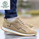 Zapatos para hombres de carpintería para hombres nuevos zapatos casuales impermeables de cuero de cuero versátil