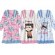 Kinderpyjamas Frühlings- und Herbststil Modal Big Boy Girl Girl Girl Girls Nachthemd Langarm Nezha 2025 Neue Heimkleidung 2 m-ST-12189 100 8 Größen (100-110) cm