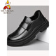 
Scarecrow (MEXICAN) laceless brown men's shoes spring and autumn 2025 new big-head business casual leather shoes solid color wide-head loafers GX9923 brown 38