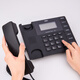 La consulta de llamadas telefónicas de línea fija y telefonía del teléfono deli se puede conectar a la extensión 13567 [estilo elegante - blanco] enchufe and play