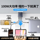 Green Gan Charger Set 100W Convient pour Apple, Huawei, Samsung Mobile Phone PD65W ordinateur portable MacBookPro Multi-Port Type-C Fast Charging Head avec câble de données