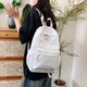 Backpack for ladies 2025 new Korean style versatile fashion trend travel backpack casual campus middle school schoolbag yellow SG8447