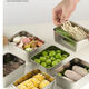 Caja de alimentos suplementarios de bebé acero inoxidable antiadherente Caja de almacenamiento de alimentos suplementarios de alimentos para niños Homema