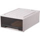 Yonghuan Wardrobe Storage Box Drawer Storage Box Wardrobe Clothing Organizer Plastic Clothes Storage Cabinet Export 3523 Depth 47*Width 35*High 23cm Special Offer One Pack Tea Color