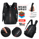 Aspensport -Rucksack Männer und Frauen Rucksack Business College -Schüler Mittelschüler School Bag Computer Bag Trend Reisenbag Black_red [Standardversion]