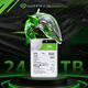 
Seagate Desktop Hard Drive 24TB 7200 RPM 512MB Mechanical Hard Drive SATA Seagate Cool Fish Series Computer Hard Drive 3.5-inch ST24000DM001
