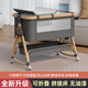 Berceau d'alliage en aluminium Beilibang Aluminium Améliorable Berceau portable pliable multifonction BB lit nouveau-né le lit d'alliage en aluminium (tampon de coco-coco + table de couches + lit + lit