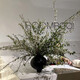 Neue chinesische einfache Keramik matte schwarze Keramikglas Vase-Sensing Wohnzimmerzubehör Licht Luxusblumenarrangement mittelalterliche Ornamente 9273-3
