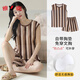 Yalu chest pad vest pajamas for women for summer pure cotton thin cartoon panda sleeveless home clothing set can be worn outside large size chest pad vest set-F9856 M women Recommended 80-100Jin [Jin equals 0.5 kg]