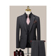 
TPZBWG high-end brand suit suit set for men 2025 new business casual groom wedding dress three-piece dark gray two-piece M