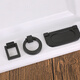 Mekejera Hand cabinet door drawer shoe cabinet wardrobe cabinet sliding door handle cabinet accessories black furniture small handle head style-96MM-9898 aluminum alloy