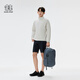 KOLON SPORT/可隆舒乐夹克 男子COLD BLACK防泼水接触凉感防晒UPF50+外套 LHJK5MT841-LG 浅灰色 L 175/96A