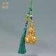 Ming Dynasty bronze smith Fulu Huanxi silk small gourd copper ornaments car pendant keychain office desktop opening creative decorations