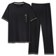 Septwolves Pyjama Herren Sommermodal dünne kurzärmelige Hosen losen 5xl extra-große Größe Home-Kleidung für Außenkleidung Als9902 m