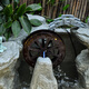 Tiantongtai Floor Rockery fließender Wasserfischteich Zirkulation Wasserfall Wasserfall Fengshui Rad Ornament im Innenhof Wohnzimmer Fortune -Dekoration Landschaft 5052+9039+5010