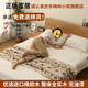 Meilin Xiaozhu solid wood bed pure solid wood 1.5 meters single bed log style master bedroom double bed log single bed 1500mm*2000mm