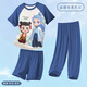Boys pajamas summer short-sleeved trousers 2025 new style junior high school student Ao Bing Da Tong Modal home clothes air conditioning suit ST12350 Naza Ao Bing [Cool Modal] 150 cm/16 size [140-150cm]