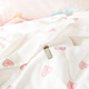 Luolaikids (Luolaikids) Kindergarten drei/vierteilige Pure Cotton Girls Cartoon Bettwäsche Vollte Baumwollbettblatt Quilt Cover 120*150 cm