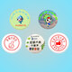 DL 1998 Fat Dong Lai's same environmental protection medal customized garbage classification promotion brooch gift Environmental Protection Little Guard 2
