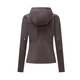迪桑特（DESCENTE）WOMENSRUNNING系列AERODRY舒适运动连帽长袖夹克外套女款 BK-BLACK S