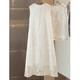 
Silk Cypress Sleeveless Dress 2025 Summer New Women's Elegant Temperament Round Neck Mid-Length A-line Skirt