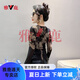 雅鹿水墨画印花打底衫女春秋新款性感网纱长袖t恤修身百搭上衣潮 9712咖色 L