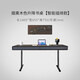 Jianyun Noi designer workbench desk study table Italian style minimalist modern light luxury simple electric lifting study desk smoked wood color with plug-in row 1400*650*750