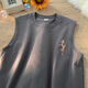 Classic Car (Laoyche) Gilet pour hommes T-shirt sans manches à manches inférieures à la tendance à la tendance masculine de grande taille