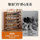 Small craftsman material shoe rack simple small entrance door multi-layer household shoe cabinet student dormitory rental house storage rack six layers