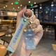 Crystal Bow Tie Bear Keychain Linda Girl Heart Heart Bear Keychain pareja colgante de mochila colgante - llavero de oso polar