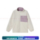 Veste décontractée de la fourrure d'agneau New Balance avec avant et arrière, même style pour hommes et femmes, violet, violet 2xl