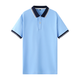 慕新百夏季校服小学生短袖套装儿童园服T恤班服初中学生蓝色六一表演服 蓝色套装【短袖+裤子】15882 165码