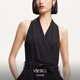 
VEROMODA jumpsuits for women 2025 spring new V-neck sleeveless waist-hugging lace-up jumpsuits 325144005