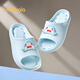 Balabala children's shoes children's slippers indoor home bathroom bath leaking slippers for boys and girls blue tone 00388 36 (inner length 22cm recommended foot length 21cm)