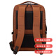 Samsonite Metal Hardware Effet Matériau recyclé sac à dos moyen moyen et femmes style couple Bright Orange Fashion Basic Package (sac)