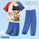 Modal Girls Air Conditioning Suit 2025 New Children's Pajamas Nezha Ao Bing Boys Summer Home Clothing Ice Silk ST12350 Nazha Ao Bing [Cool Modal] 130 cm/12 size [120-130cm]