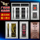 
BEYZK304 stainless steel door rural self-built house entrance door double door glass entrance stainless steel rose gold style 9902
