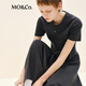 MO/Co.[active series] Dress 2025 autumn new product antibacterial anti-mites cotton deconstruction cut MBE3DRS001 steel gray M /165
