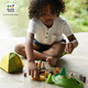 Plantoys Holzsimulation Outdoor Camping -Set Kinderspielzeugszene Ornamente 6624 6624_ Outdoor Camping -Set im Freien