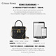 Crtnzo kroez leichte Luxusbeutel Frauenbag 2025 New Crossbody Diamond Chain Box BAG Geburtstag Chinesisches Valentinstag Geschenk Praktisch elegantes Schwarz-CK-Frauen-Tasche Geschenk für Freundin Frau Bester Freund High-End Practical High-End-Sinn
