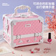 Aozhijia (Aozhijia) Kinderkosmetikspielzeug Girls Girls's Day Geschenk Make -up Make -up Box Lippenstift Nagellack Prinzessin Set [Porträtbox] Luxus und exquisite Schönheitsbox Blau
