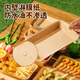 MAXCOOK Disposable Dinner Plate Biodegradable Kraft Paper Plate Cake BBQ Picnic Plate 850ml 50 pieces MCPJ4294