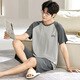 
Yalu Modal men's pajamas suit summer shorts shorts thin summer ice silk feel loose casual large size home G[6623] Modal shorts-cool and breathable L [recommended 100-120 Jin[Jin equals 0.5 kg]]