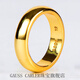 GAUSS CARLER Old Phoenix 2025 new color fashionable gold color ring men and women couple ring closed ring feeling men's size 19 130-153Jin Jin is equal to 0.5 kg the same style