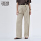 Teenie Weenie Bear Damenbekleidung 2025 Sommer neu einfache lose geradlinige Hosen Retro modische Jeans hellgrau M.