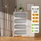 
FANCYCHIC household door shoe cabinet steel entrance entrance door entrance dustproof cabinet large capacity new moisture-proof and odorless storage cabinet elegant white arc five-door height 1695* width 1200* depth 350mm