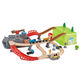 Hape Train Track Building Block Set Wooden Children's Baby Boy Electric Car Head Model Toy New City Train-Including Electric Train Head