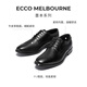 ECCO Derby Schuhe Cowide Light Luxury Business Formal Lederschuhe Männer Mikrowond 621634 Schwarz/Magnetischer Limette 41