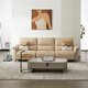 
Zhihuashi First Class Zero Wall SE-U11167BM Zero Modern Living Room Top-Level Cowhide Electric Function Sofa Moonlight White Three-person 246cm - Double Electric